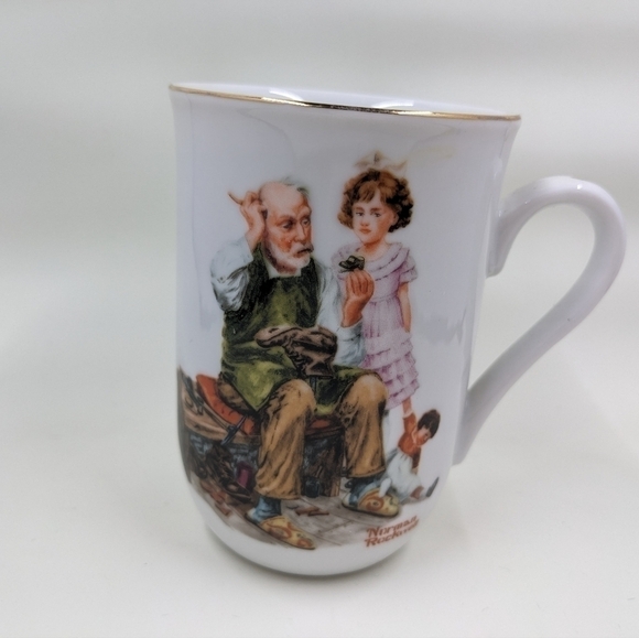 NORMAN Rockwell mug, The Cobbler - Picture 1 of 4